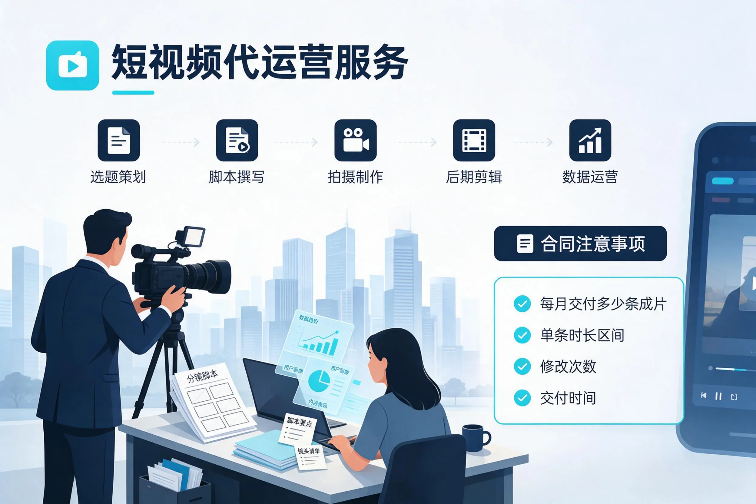 短视频代运营包含哪些服务?雅安企业常见问题科普