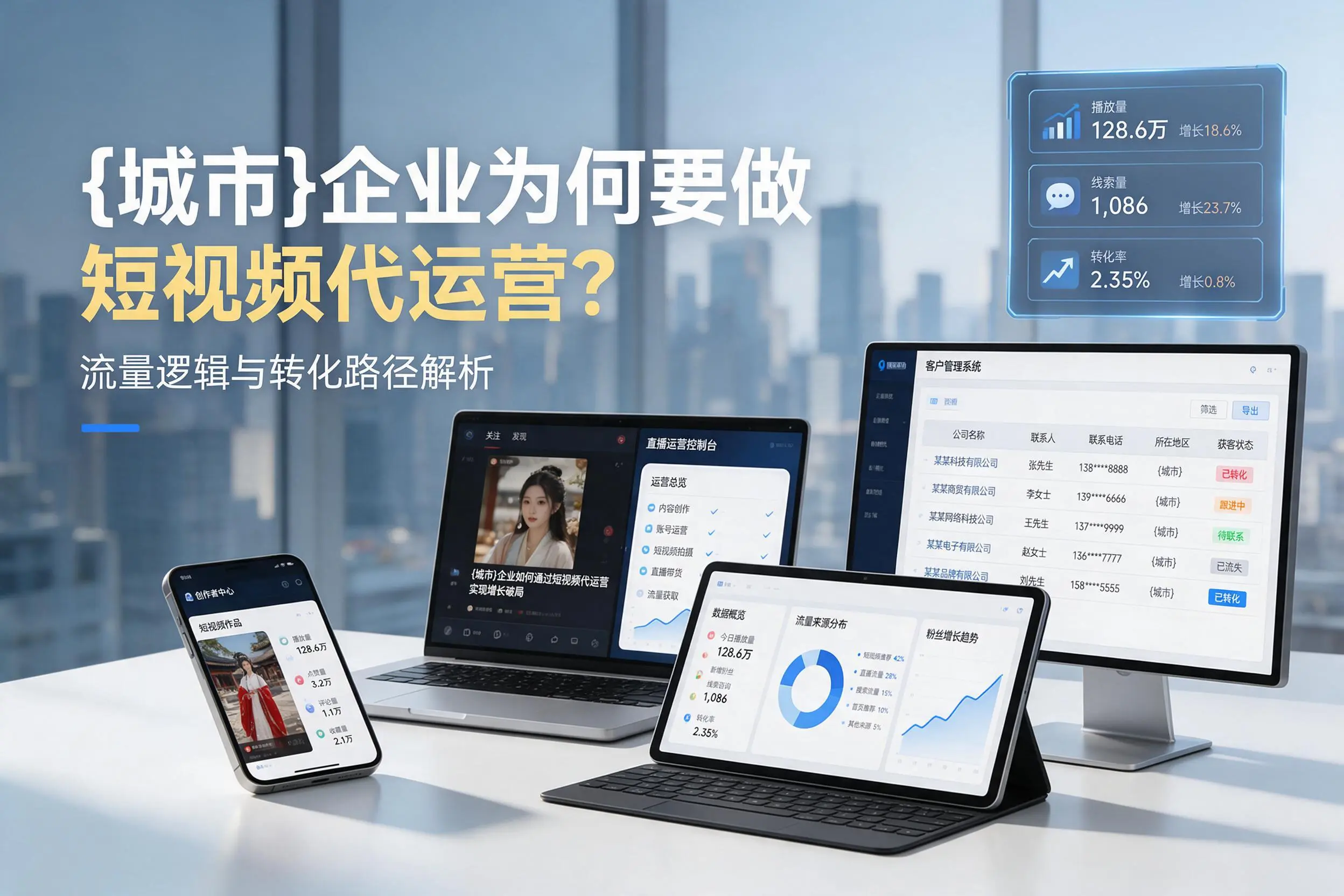 雅安企业为何要做短视频代运营?流量逻辑与转化路径解析
