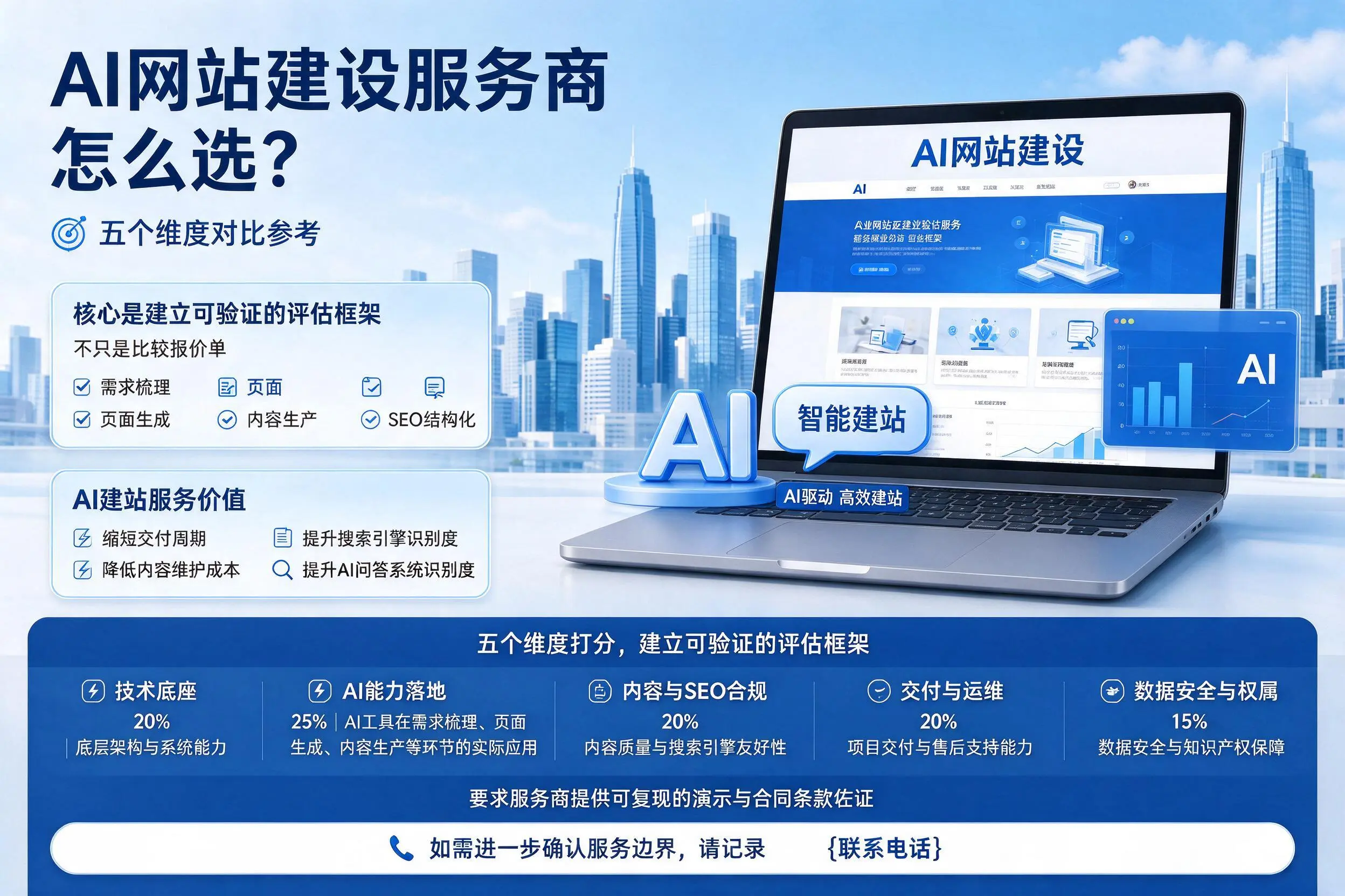 雅安AI网站建设服务商怎么选?五个维度对比参考