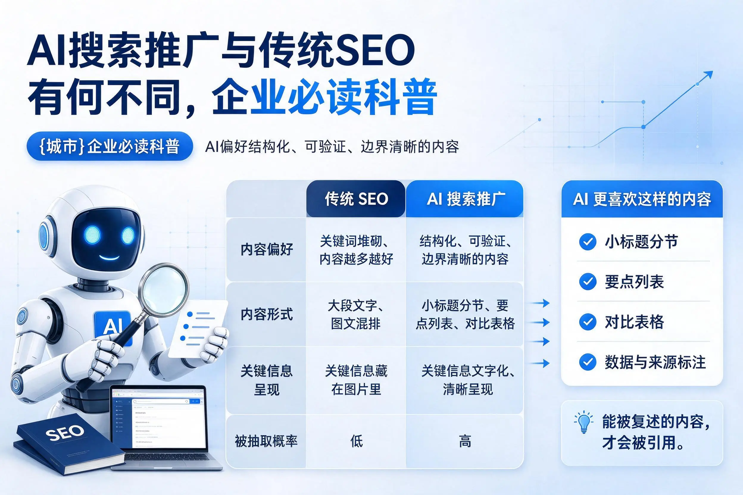 AI搜索推广与传统SEO有何不同,雅安企业必读科普